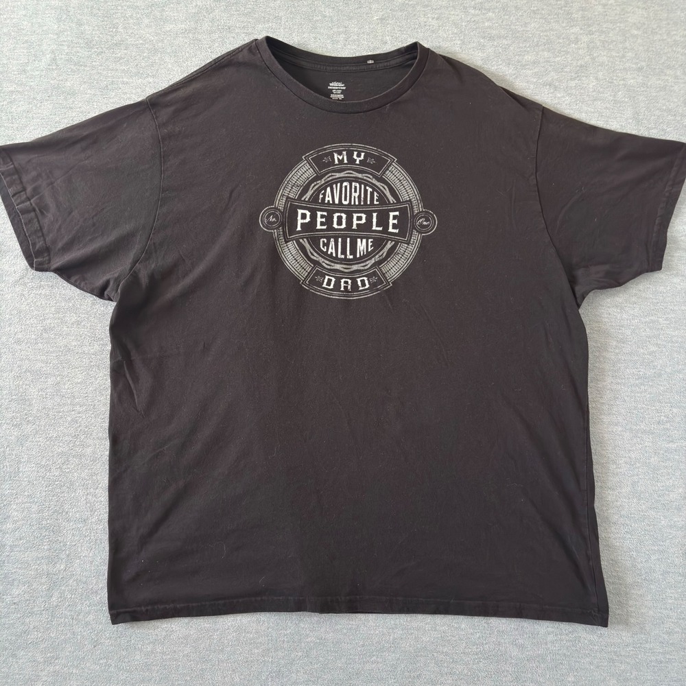 Way to Celebrate My Favorite People Call Me Dad Black Graphic Tee 3XL